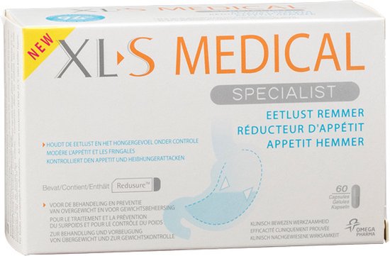 XL-S Medical Eetlust Remmer Capsules Afslanken 60Capsules | bol