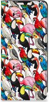 Telefoon Hoesje Geschikt voor Samsung Galaxy A33 5G Bookcover Case Birds
