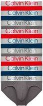 Calvin Klein 9-pack hip brief grey sky/berry sangria/lake crest