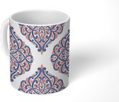 Mok - Koffiemok - Patronen - Abstract - Ruit - Mokken - 350 ML - Beker - Koffiemokken - Theemok