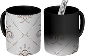 Magische Mok - Foto op Warmte Mokken - Koffiemok - Design - Diamant - Rond - Magic Mok - Beker - 350 ML - Theemok