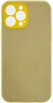 oTronica TPU Backcover voor Apple iiPhone 13 Pro Max glitter hoesje - Goud