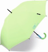 Happy Rain - Lange paraplu met UV bescherming - Automatisch - Groen - maat Onesize