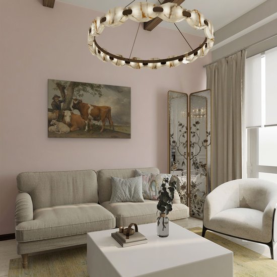 Artaza Toile Peinture Le Taureau - Paulus Potter - 90x60 - Art - Impression sur Toile