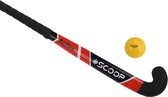 Bâton de hockey de rue Scoop - Set de Hockey de rue - Rouge - Bâton de hockey Junior - 28 pouces