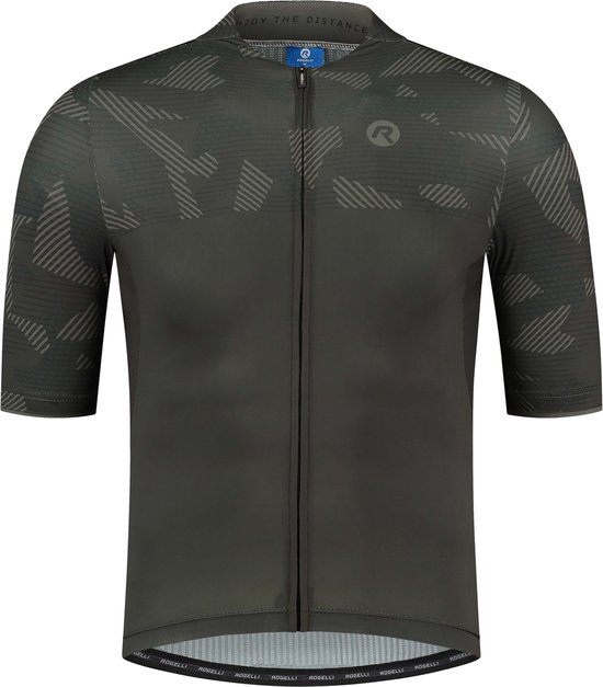 Foto: Rogelli camo fietsshirt korte mouwen heren legergroen maat xl