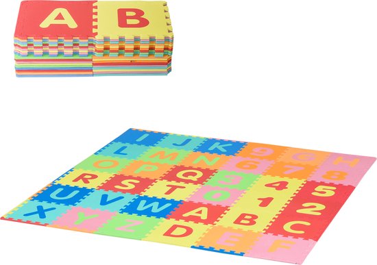 HOMCOM Tapis de jeu enfant pliable antidérapant - tapis de sol