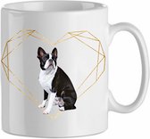 Mok Boston terrier 4.5| Hond| Hondenliefhebber | Cadeau| Cadeau voor hem| cadeau voor haar | Beker 31 CL