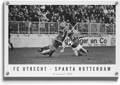 Walljar - FC Utrecht - Sparta Rotterdam '83 - Muurdecoratie - Plexiglas schilderij