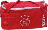 Ajax sporttas 51 x 34 x 26 cm - Rood - Polyester - Met voorvak