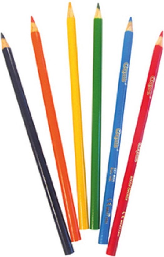 Derwent 2305602 Metallic Potlood Pastel Blister Set van 6 stuks, Professionele Kwaliteit