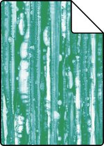 Proefstaal Origin Wallcoverings behang strepen groen - 347222 - 26,5 x 21 cm