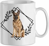Mok Duitse herder 2.3| Hond| Hondenliefhebber | Cadeau| Cadeau voor hem| cadeau voor haar | Beker 31 CL