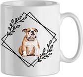 Mok Engelse bulldog 5.3| Hond| Hondenliefhebber | Cadeau| Cadeau voor hem| cadeau voor haar | Beker 31 CL