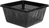 vdvelde.com - Vierkant Vijvermandje 19 cm - 5 stuks - Afmeting: 19x19x10 cm - Extra fijne structuur - Makkelijk te verplaatsen