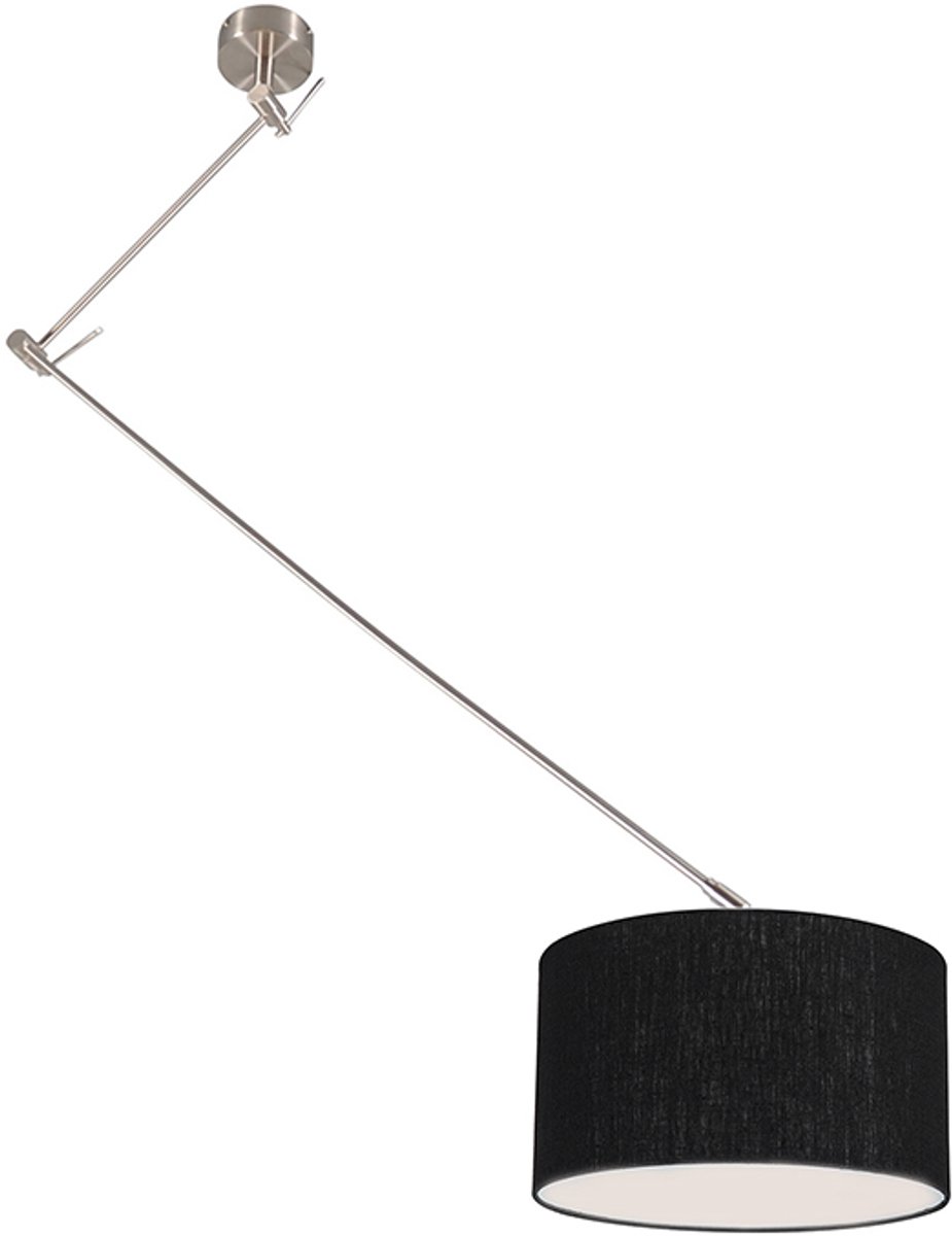 QAZQA blitz - Moderne Verstelbare hanglamp voor boven de eettafel | in eetkamer - 1 lichts