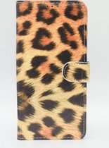 P.C.K. Hoesje/Boekhoesje/Bookcase luipaard print geschikt voor Samsung Galaxy S21