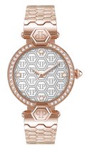 Philipp Plein Plein Couture PWEAA0821 Horloge - Staal - Rosékleurig - Ø 32 mm