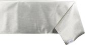 Raved nieuwjaar Tafelzeil - Metallic Zilver  140 cm x  230 cm - PVC - Afwasbaar