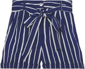 Korte broek stripes - Blauw Maat S