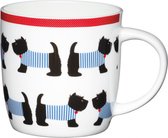 mok Fine Bone China 425 ml porselein wit