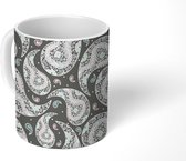 Mok - Koffiemok - Bohemian - Paisley - Bandana - Design - Mokken - 350 ML - Beker - Koffiemokken - Theemok