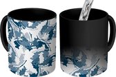 Magische Mok - Foto op Warmte Mokken - Koffiemok - Patronen - Winter - Camouflage - Magic Mok - Beker - 350 ML - Theemok