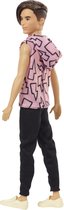 Barbie Ken Fashionistas - Hooded tanktop en zwart broek - Pop