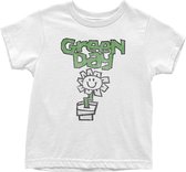 Green Day Kinder Tshirt -Kids tm 5 jaar- Flower Pot Wit