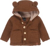Newborn teddy jacket (bruin) /