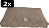2x KUSSEN EST1941 BASIC BR 70X50CM