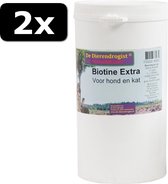 2x BIOTINE POEDER+KRUID HOND/KAT 900GR