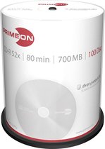 Primeon 2761103 CD-R 700MB 100stuk(s) lege cd