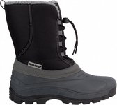 snowboots Frosty II rubber/polyester zwart/grijs maat 36-37