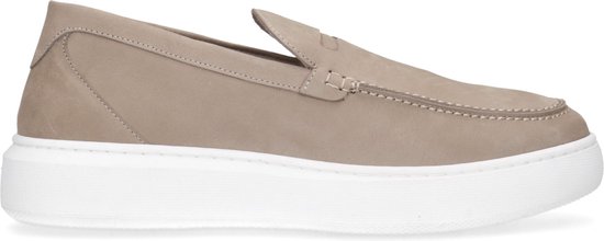 Manfield - Heren - Taupe suède loafers
