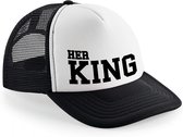 Her King snapback cap/ truckers pet heren - Koningsdag/verkleed/feest petje