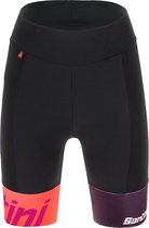 Santini Cupio Tri Shorts Woman ZWART - Maat XL