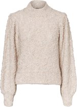 Vero Moda Trui Vmdianabubla Ls Highneck Blouse Rep 10260859 Birch Dames Maat - S