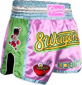 8 Weapons Muay Thai Short Yummie Pink maat S