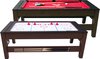Afbeelding van het spelletje Cougar Reverso Pooltafel & Airhockey tafel 2-in-1 - Incl. accessoires