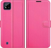 Realme C11 (2020) Hoesje - Mobigear - Classic Serie - Kunstlederen Bookcase - Rood - Hoesje Geschikt Voor Realme C11 (2020)