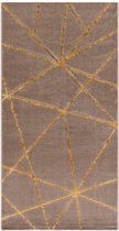 Magic Floor - Tapijt - Vloerkleed - PERA 0402A - Bruin - Polyester - (150x80cm)