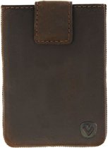 Pasjeshouder - Pocket Luxe - Easy Out systeem - Leer - 6 tot 8 pasjes - RFID - Vintage Bruin