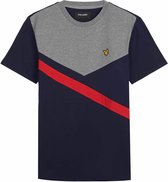 Lyle & Scott - Heren Tee SS Archive Diagonal T-Shirt - Multi - Maat L