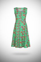 Dee jurk mouwloos Hibiscus Green