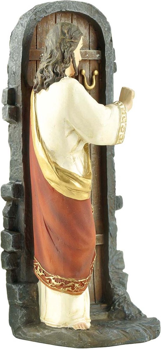 Jezus Bezoek Deur Klop Beeldje - Katholiek - Christelijk — afbeelding 3
