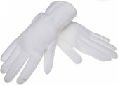 handschoenen fleece wit maat M/L