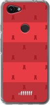 6F hoesje - geschikt voor Google Pixel 3a -  Transparant TPU Case - AZ Alkmaar #ffffff