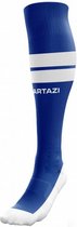 voetbalsokken Roma polyamide blauw/wit maat 43-47