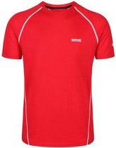 sportshirt Tornell II heren merino/polyester rood maat M